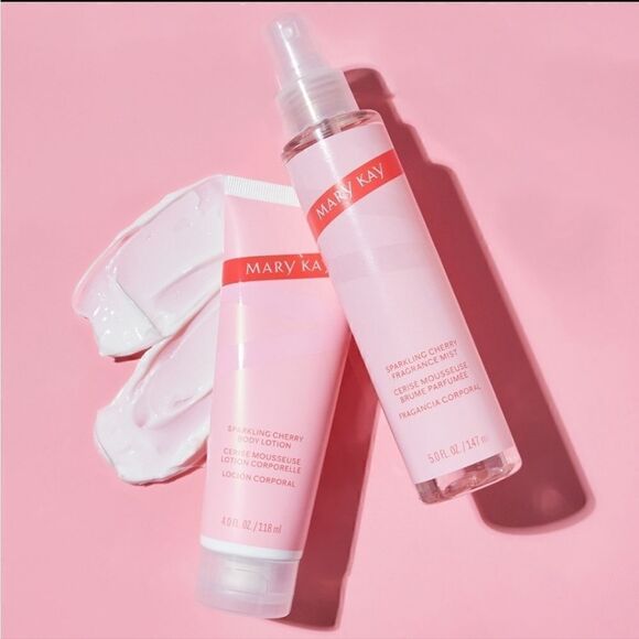 MARY KAY BODY CARE SET IN SPARKLING CHERRY, NEW! LIMITED EDITION - Picture 6 of 8